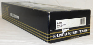 K-Line K-6995 BNSF Bulkhead Flat Car w/ Stakes 1/48 O Scale Burlington 13 1/2" Long