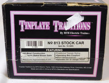 Load image into Gallery viewer, MTH 10-3005 Tinplate Traditions #813 Brown Stock Car O Gauge Boxed C-7+
