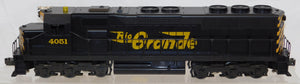 Williams 4252 Denver Rio Grande SD-45 Diesel train w/ electronic horn CROWN O gauge