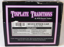 Load image into Gallery viewer, MTH 10-3005 Tinplate Traditions #813 Brown Stock Car O Gauge Boxed C-7+
