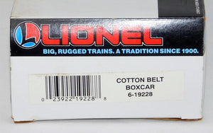 Lionel 6-19228 Cotton Belt Boxcar Blue Streak SSW St. Louis Southwestern 1991