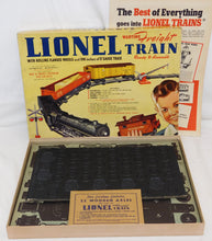 Load image into Gallery viewer, Lionel #50 WARTIME PAPER TRAIN 1943 Boxed Sealed envelope Unpunched Maybe the Nicest
