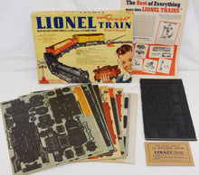 Load image into Gallery viewer, Lionel #50 WARTIME PAPER TRAIN 1943 Boxed Sealed envelope Unpunched Maybe the Nicest
