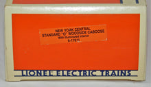 Load image into Gallery viewer, Lionel 6-17611 NYC New York Central CCC&amp;StL #6003 Woodside Caboose Lighted Std O
