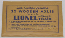Load image into Gallery viewer, Lionel #50 WARTIME PAPER TRAIN 1943 Boxed Sealed envelope Unpunched Maybe the Nicest
