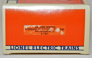 Lionel 6-17611 NYC New York Central CCC&StL #6003 Woodside Caboose Lighted Std O