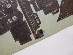 Lionel #50 WARTIME PAPER TRAIN 1943 Boxed Sealed envelope Unpunched Maybe the Nicest
