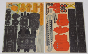 Lionel #50 WARTIME PAPER TRAIN 1943 Boxed Sealed envelope Unpunched Maybe the Nicest
