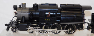 Williams 5015 Jersey Central 631 CamelBack Steam Engine & Tender 4-6-0 BRASS O