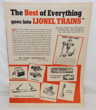 Load image into Gallery viewer, Lionel #50 WARTIME PAPER TRAIN 1943 Boxed Sealed envelope Unpunched Maybe the Nicest
