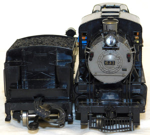 Williams 5015 Jersey Central 631 CamelBack Steam Engine & Tender 4-6-0 BRASS O