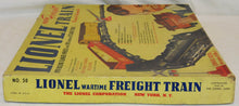 Load image into Gallery viewer, Lionel #50 WARTIME PAPER TRAIN 1943 Boxed Sealed envelope Unpunched Maybe the Nicest
