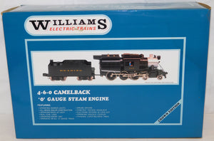 Williams 5015 Jersey Central 631 CamelBack Steam Engine & Tender 4-6-0 BRASS O