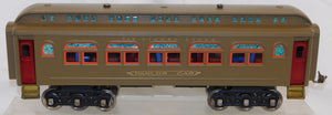 Lionel 418 Standard Gauge Passenger car Parlor Mojave 6 wheel LOU HERTZ COLLECTION