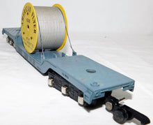 Load image into Gallery viewer, American Flyer 636 Dprsd Center die cast flat w/ Cable Reel Link Erie 7210 CLEAN
