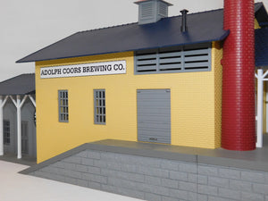 MTH 30-90220 Operating Coors Beer Brewery Lighted Smokes Colorado accessory boxd
