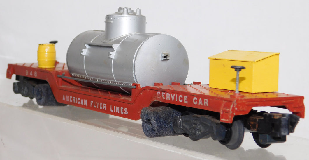 American Flyer 948 Track Cleaning Service Car S Scale Knuckle coupler Variations