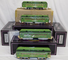 Load image into Gallery viewer, MTH 10-1068 Standard Gauge Stephen Girard 4 car Passenger Set 12 wheel 2 tone green
