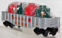 Load image into Gallery viewer, Lionel 6-52257 LCCA Christmas Gondola w/ cannisters 6-3000 Ltd Edition Season&#39;s Greetings
