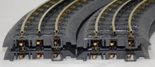 Load image into Gallery viewer, MTH 40-1002 RealTrax Curved Track 031 Lot of FOUR sections Half circle O gray C8
