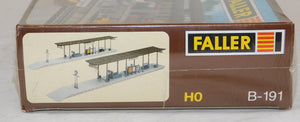 Faller B-191 Train Station Platform HO Scale 1/87 SEALED C-10 11-7/8 x 1-7/8"