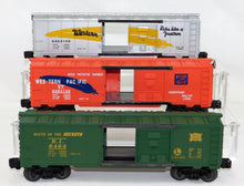 Load image into Gallery viewer, Lionel 6-19257 6464 Boxcar Set Series 2 II 3car set Rock Island Western Pacific
