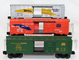 Lionel 6-19257 6464 Boxcar Set Series 2 II 3car set Rock Island Western Pacific