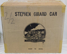 Load image into Gallery viewer, MTH 10-1068 Standard Gauge Stephen Girard 4 car Passenger Set 12 wheel 2 tone green
