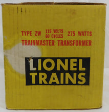 Load image into Gallery viewer, Lionel ZW CLEAN Boxed Postwar ZW transformer 275 watts Run4 trains whistle Serviced Yellow Box 1958-59
