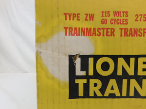 Lionel ZW CLEAN Boxed Postwar ZW transformer 275 watts Run4 trains whistle Serviced Yellow Box 1958-59