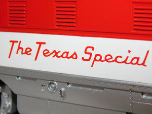 MTH 30-2761-1 TEXAS SPECIAL F3 Powered ABA Protosound 2 MKT Katy Diesel Dual MTR