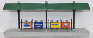 Lionel 6-14096 Station Platform Chessie Santa Fe Union Pacific signs Boxd 2004 O