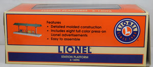 Lionel 6-14096 Station Platform Chessie Santa Fe Union Pacific signs Boxd 2004 O