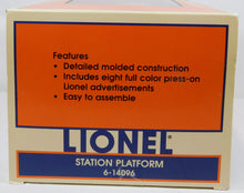 Load image into Gallery viewer, Lionel 6-14096 Station Platform Chessie Santa Fe Union Pacific signs Boxd 2004 O
