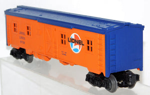 Lionel Lines 6-5733 Lighted 1984  Bunk Car MOW 027 Orange & Blue C-9! CLEANEST