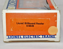 Load image into Gallery viewer, Lionel Lines 9849 Woodside Billboard Reefer Lenny Lion 1983 refrigrator CLEANEST
