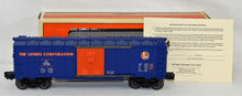 Load image into Gallery viewer, Lionel 6-29200 Lionel Railroader Club Boxcar 1997 Blue 9700 series box car LRRC
