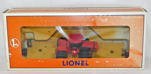 Lionel 6-16957 6461 Depressed Center FlatCar w ERTL Case 4WD Loader Construction