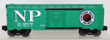 Load image into Gallery viewer, Lionel 6-19284 Northern Pacific 6464 Boxcar 6464-396 Green O/027 C-9 sprung trux
