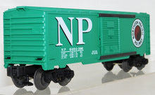 Load image into Gallery viewer, Lionel 6-19284 Northern Pacific 6464 Boxcar 6464-396 Green O/027 C-9 sprung trux
