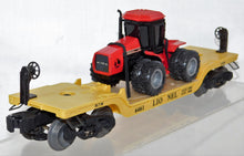 Load image into Gallery viewer, Lionel 6-16957 6461 Depressed Center FlatCar w ERTL Case 4WD Loader Construction
