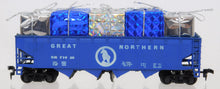 Load image into Gallery viewer, Custom HO Scale Hopper w/ Colorful Foil Presents Holiday Hanukkah Christmas Blue
