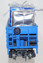 Load image into Gallery viewer, Custom HO Scale Hopper w/ Colorful Foil Presents Holiday Hanukkah Christmas Blue
