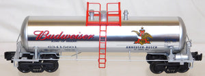 K-Line K6341-5601 BUDWEISER Beer Aluminum Tank Car Anheuser-Busch w/shipper C-8 O