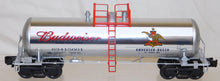 Load image into Gallery viewer, K-Line K6341-5601 BUDWEISER Beer Aluminum Tank Car Anheuser-Busch w/shipper C-8 O
