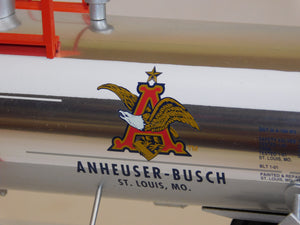 K-Line K6341-5601 BUDWEISER Beer Aluminum Tank Car Anheuser-Busch w/shipper C-8 O