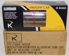 Load image into Gallery viewer, K-Line K6341-5601 BUDWEISER Beer Aluminum Tank Car Anheuser-Busch w/shipper C-8 O
