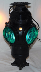 Adlake Railroad Non-Sweating Switch Lantern w/ bulb & plug Works Vintage Chicago