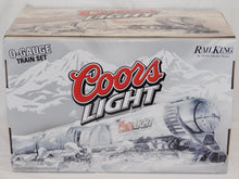 Load image into Gallery viewer, MTH 30-1433-1 COORS Light Silver Bullet Train Set Protosound 2 streamlined NIB O
