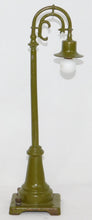 Load image into Gallery viewer, Lionel Trains #59 Gooseneck Street Lamp Olive Green 8 5/8&quot; diecast O/ Std Prewar Great Shape
